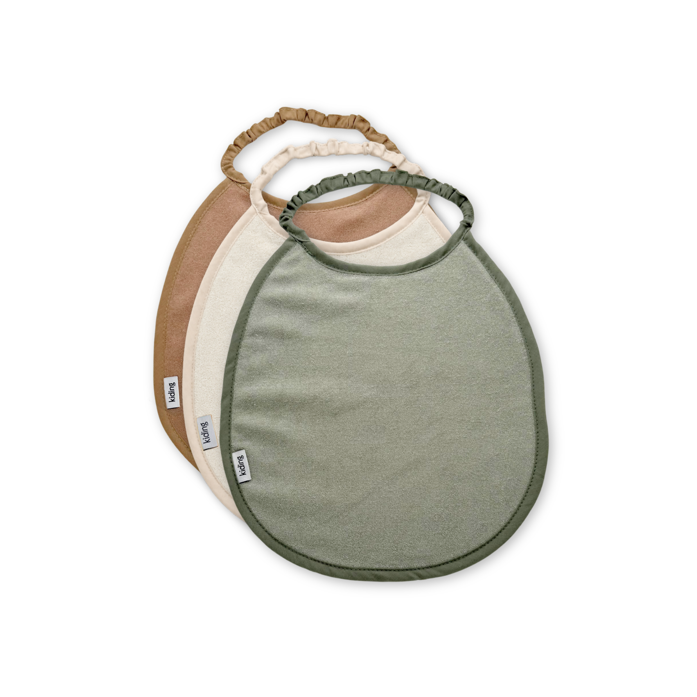 Bavaglini con elastico - Set da 3