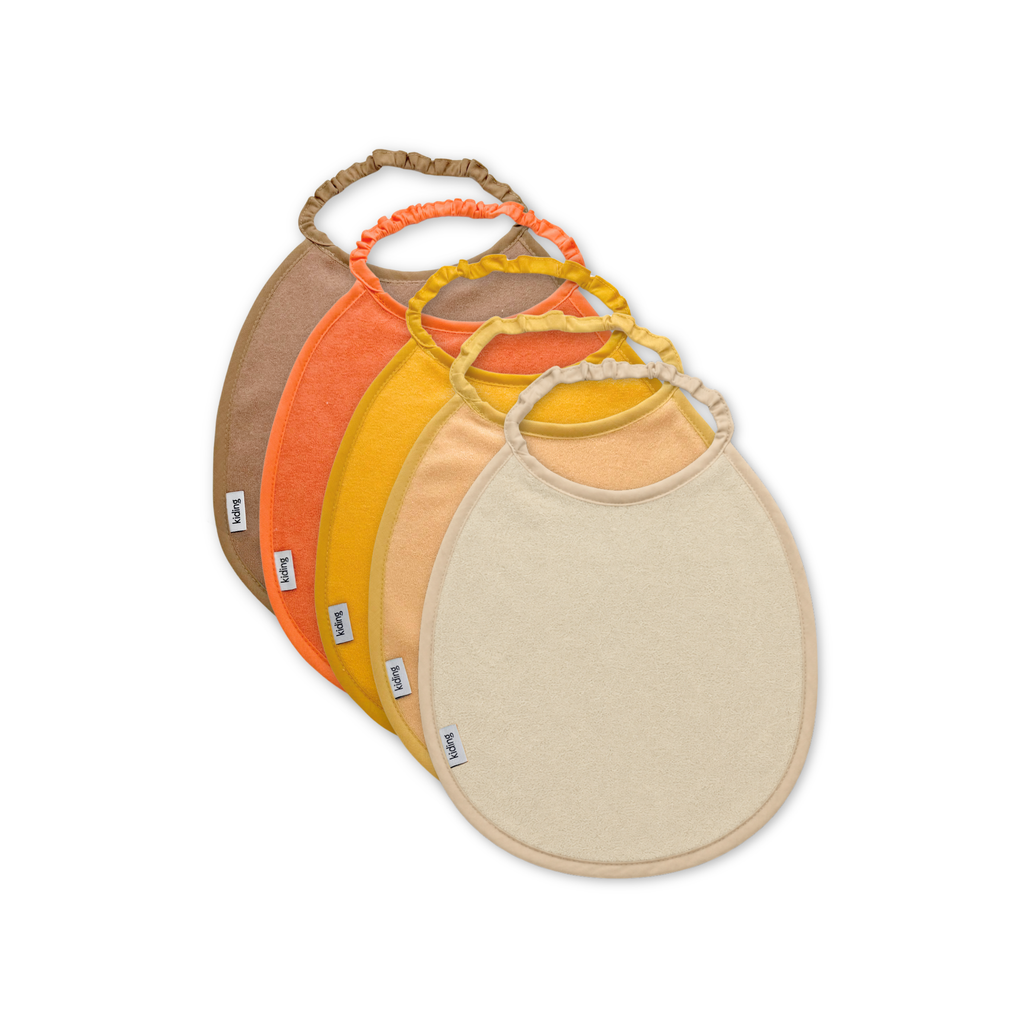 Bavaglini con elastico - Set da 5